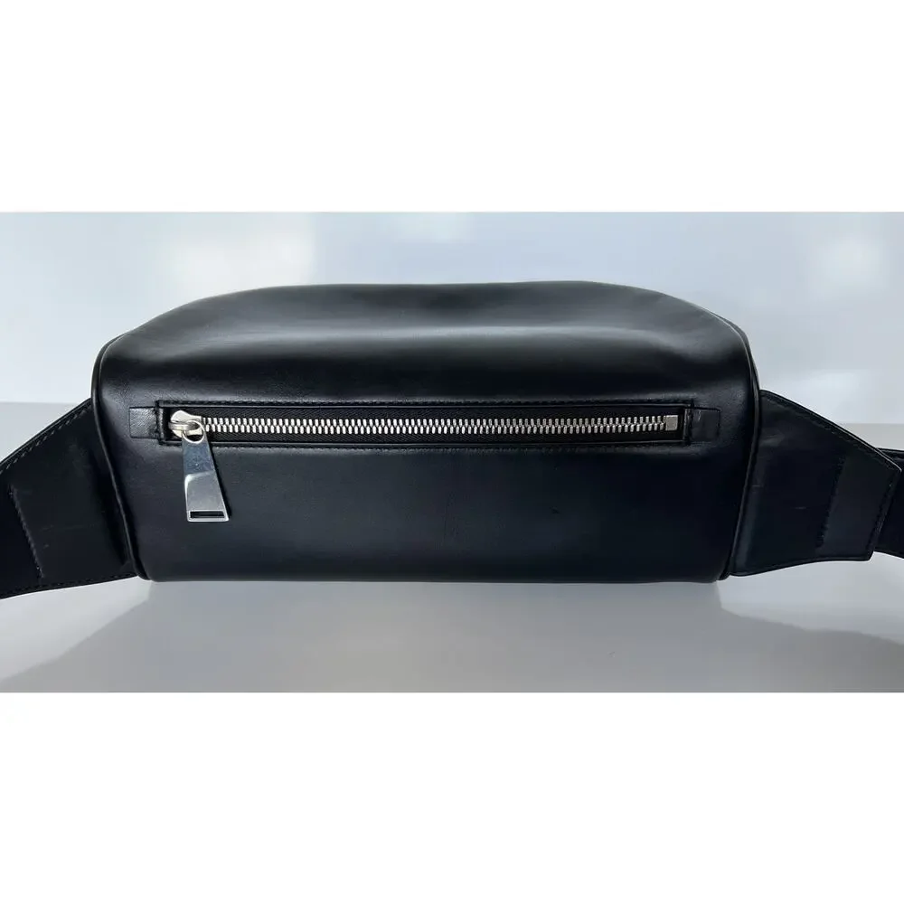 Bottega Veneta Alligator Leather Black Belt / Waist / Body Bag 578140 NWT $6300